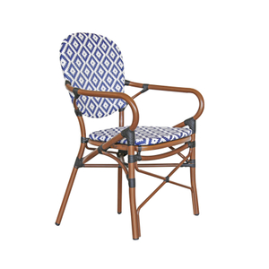 Anti-rust Blue Outdoor Textilene Chair