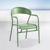 Metal Green Customize Dining Chair