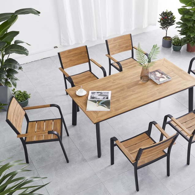 restaurant wooden chairs set