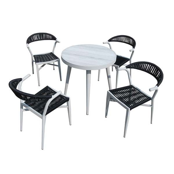 Restaurant Outdoor Garden Red Bull Aluminum Tables Chair 【I can-50053 chair】