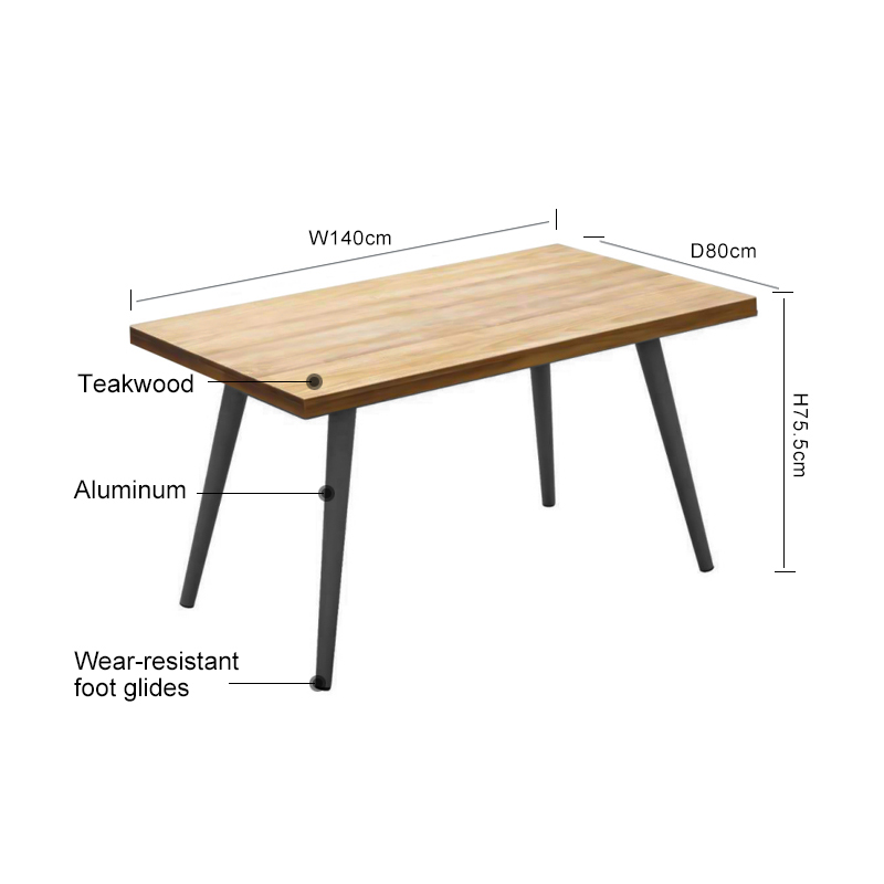 Large Organic Dining Solid Wood Table