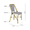 Modern Minimalist Rattan Chair For Living Room