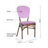 Anti-rust Fixed Outdoor Textilene Chair