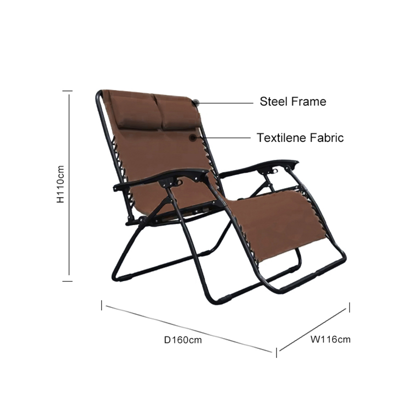 Comfortable Brown Fold Chair