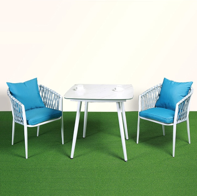 Modern Rope Restaurant Furniture Set