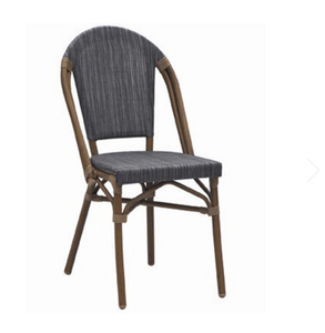 Anti-uv Black Outdoor Textilene Chair