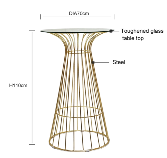 Bar Modern Round Side Table
