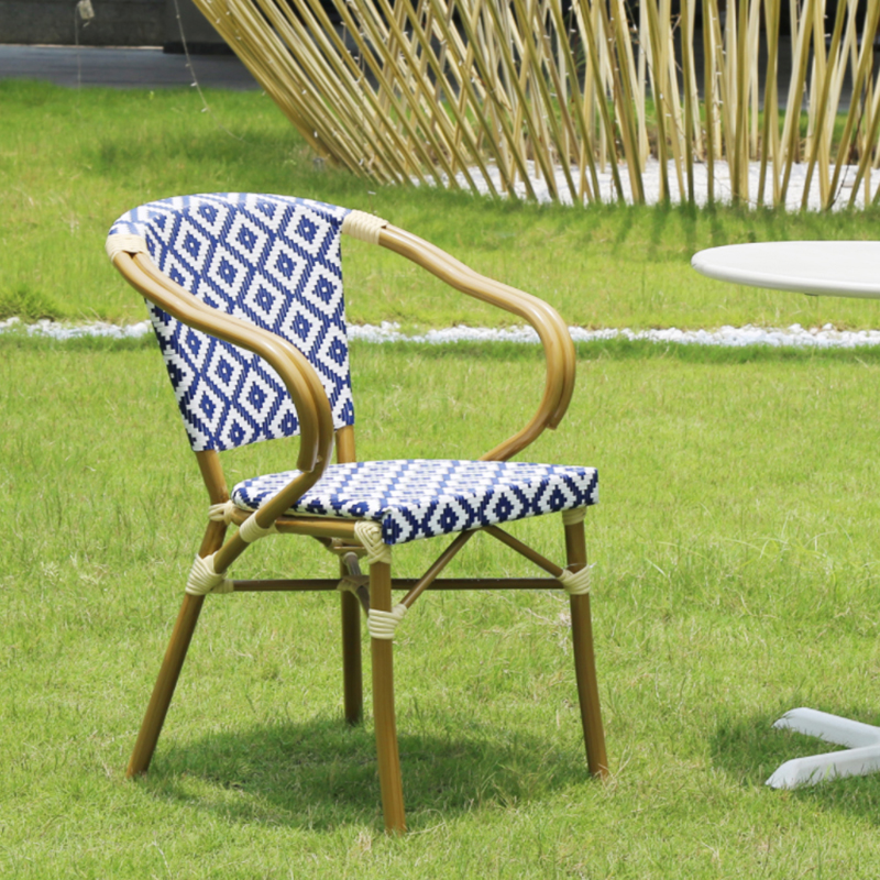 Patio Blue Comfortable Textilene Chair