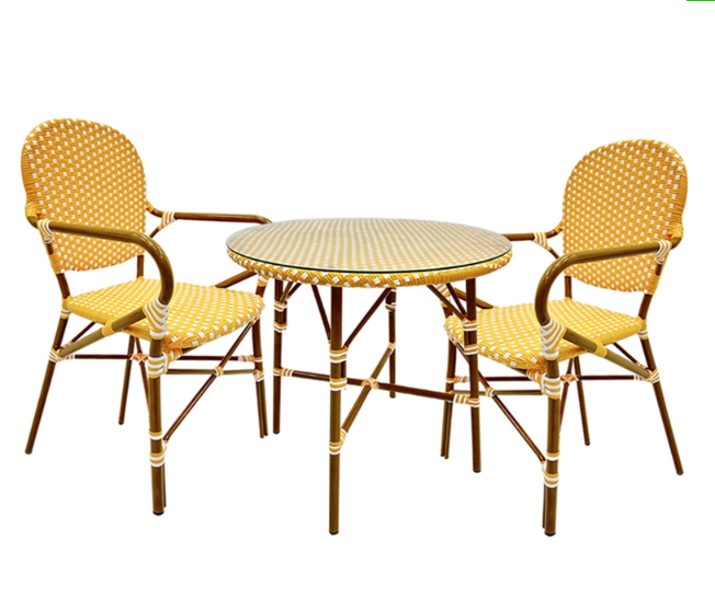 American Rattan Cafe Furniture Set