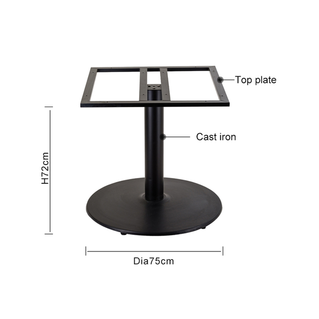 Iron OEM Coffee shop Table Leg