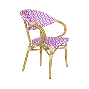 High Quality Bistro Pink Textilene Chair