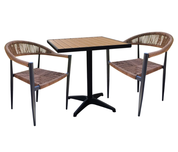 Full Size Rope Cafe Furniture Set