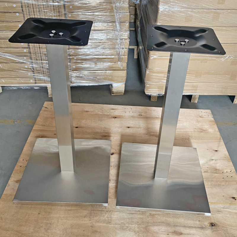 Stainless Steel Unique Bistro Table Base
