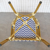 Comfy Blue Outdoor Textilene Arm Chair