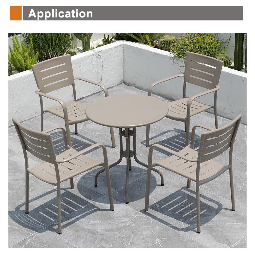 metal dining chairs set