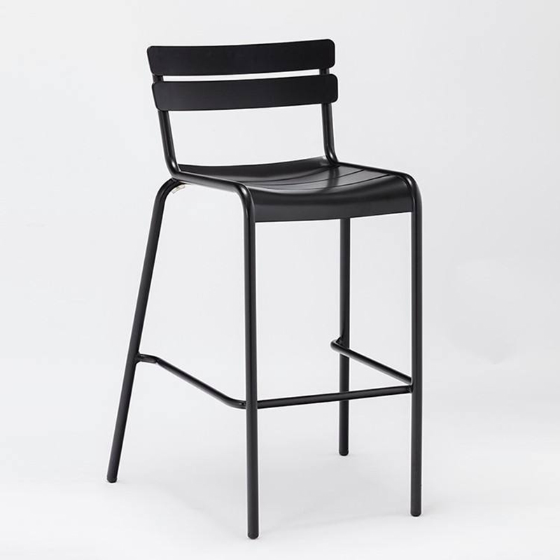 Contemporary Dining Aluminum Bar Chair