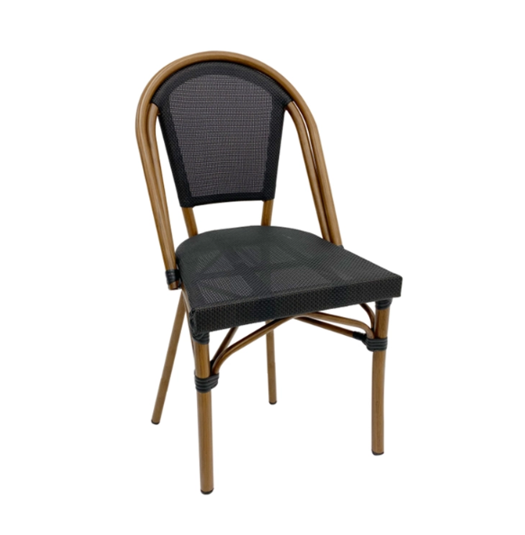 Patio Black Comfortable Textilene Chair