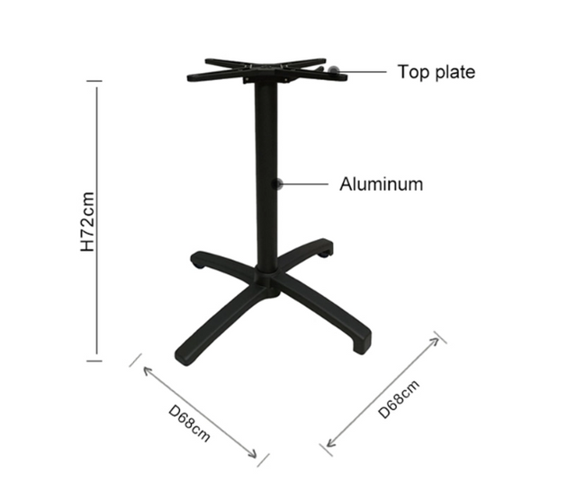 Metal Classic Garden Table Base
