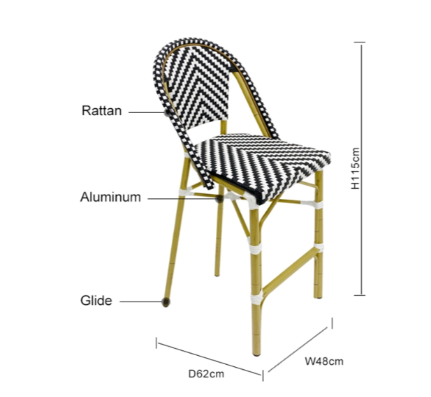 Counter Customized Bar Chair