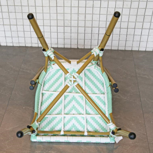 Custom Square Rattan Chair For Domitory