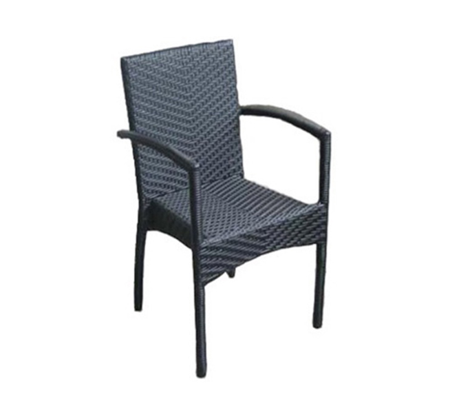 Outdoor Black Restaurant Chair