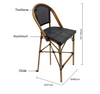 High Quality Textilene Chair Bar Stool