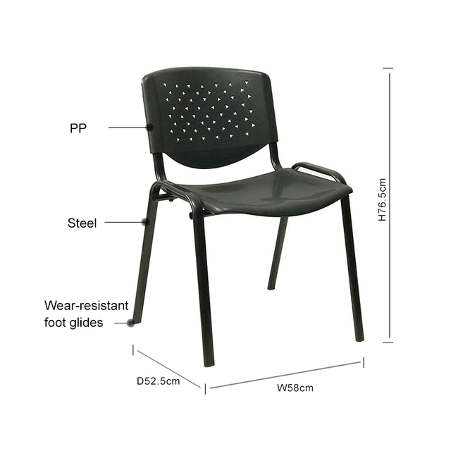 Comfortable Black Student Chair