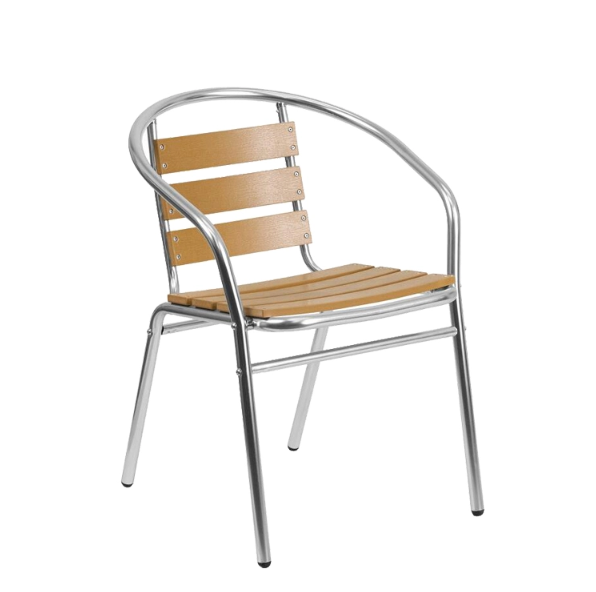 Relaxing Wooden Restaurant Chair