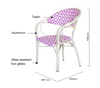 Comfortable Minimalist Outdoor Textilene Chair
