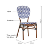 Customized Fixed Outdoor Textilene Chair