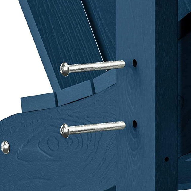 Single Outdoor Folding Adirondack Chair