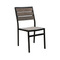 Modern Home Style Dining Room Outdoor Furniture Garden Metal Aluminum Restaurant Chair【PWC-8216-RB】