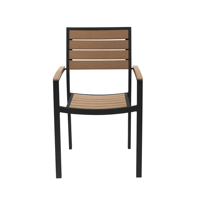 Plastic Wood Comfortable Bar Chair