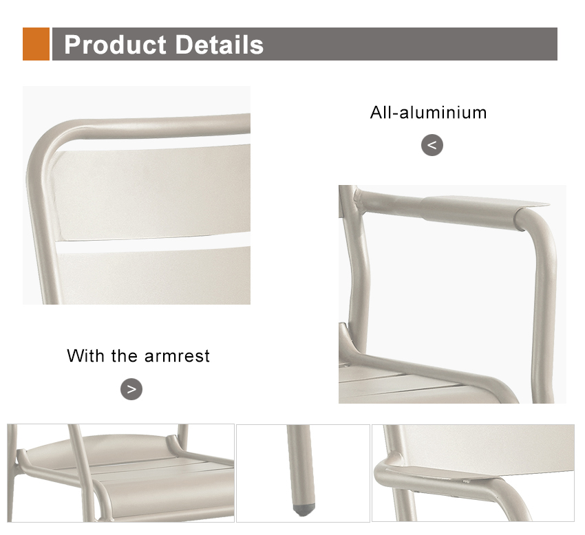 aluminum armchair