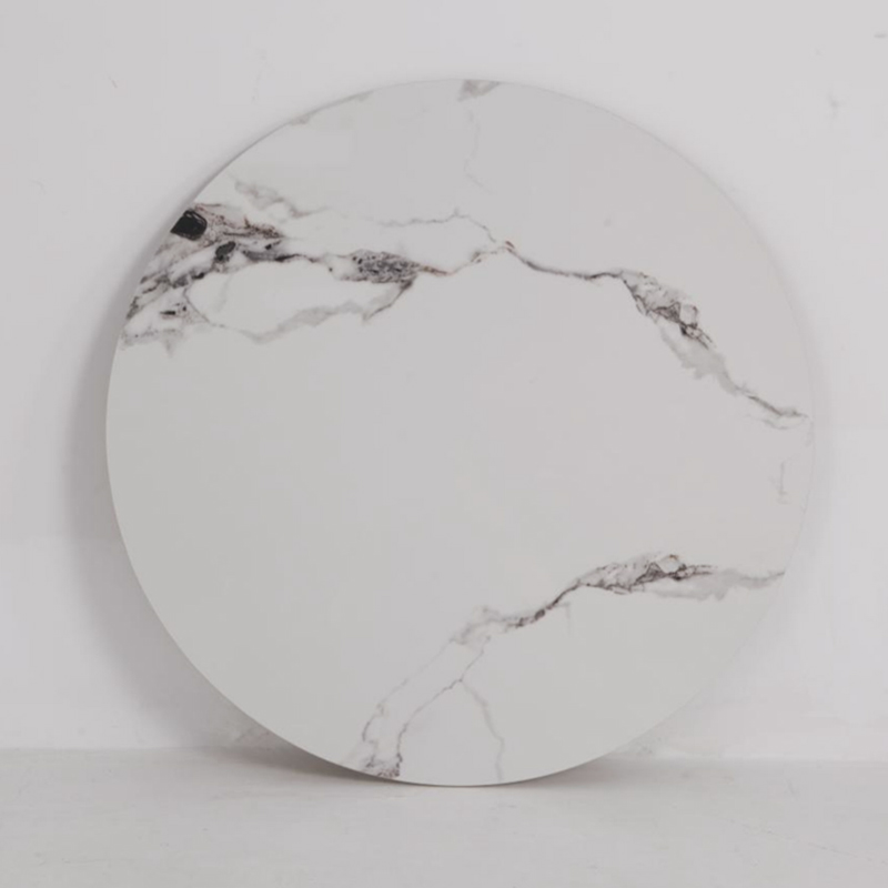 Well-textured Hotel Square Sintered Stone Table