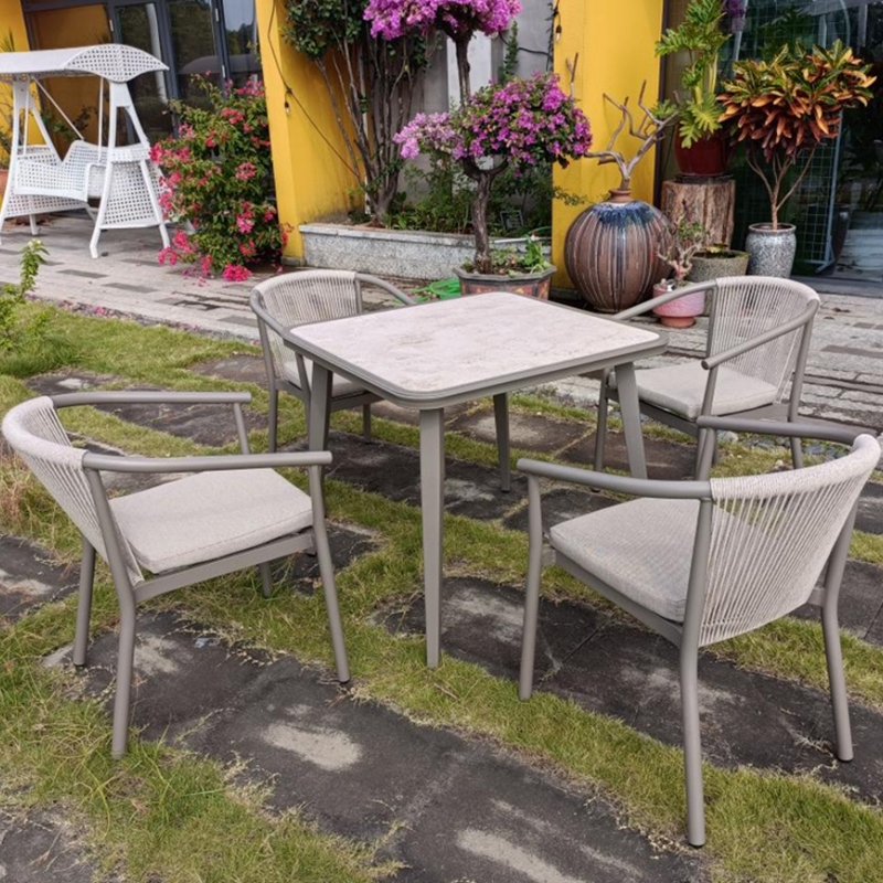 Dining Solid Wood Garden Furniture Set