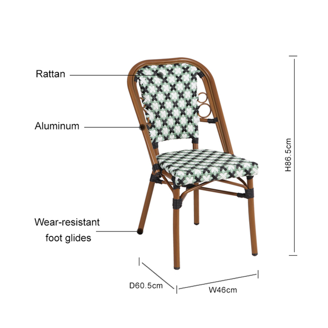 Brown Oem Bar Rattan Chair