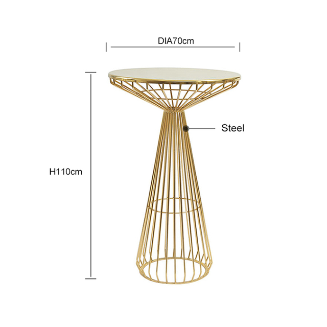 OEM Dining Water Proof Steel Table