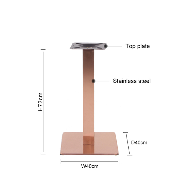 Stainless Steel Unique Garden Table Base