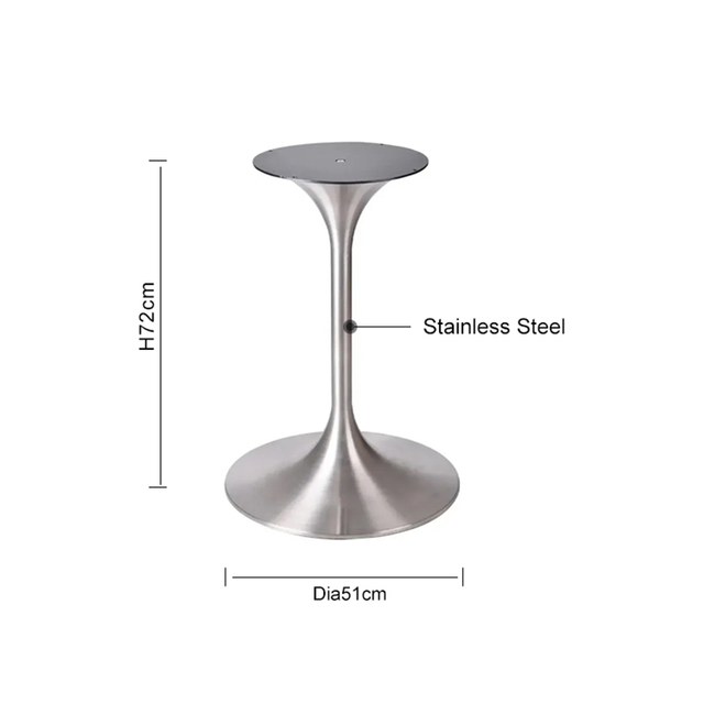 Stainless Steel High Top Cafe Table Base