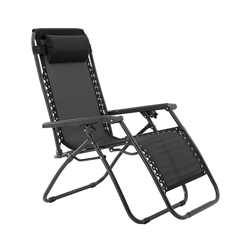 High Quality Dark Black Steel Chair