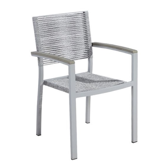 High Back Rope Restaurant Furniture Set