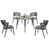 Reclining Teak 5 Pieces Furniture Set