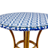 Bistro Rattan Water Proof Glass Table