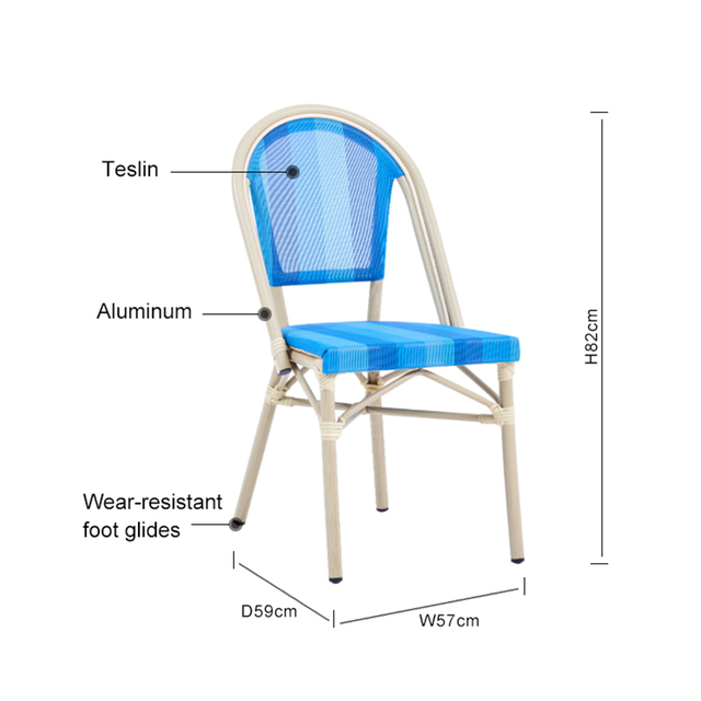 Anti-rust Commercial Coffee shop Chair
