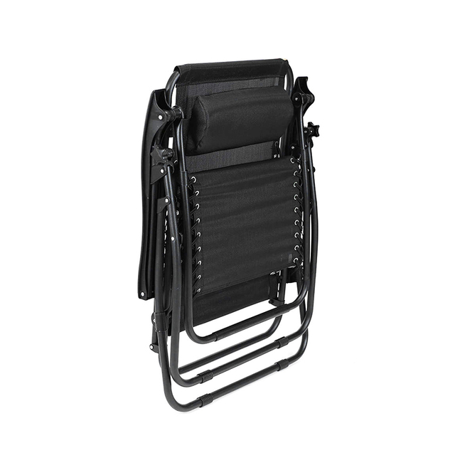 Custom Black Steel Chair