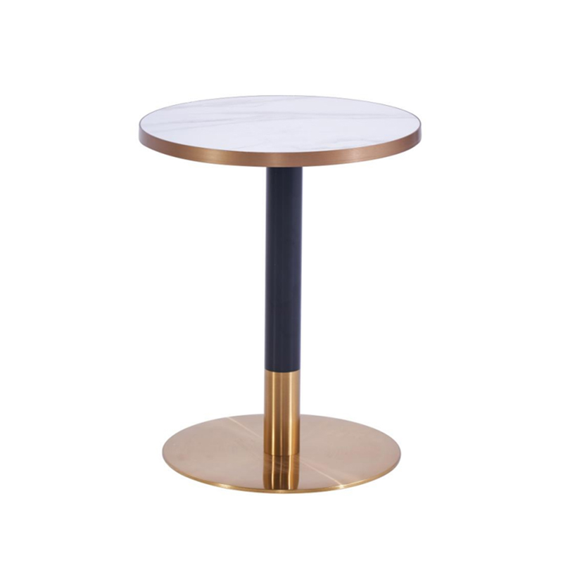 Staining Resistance Aluminum Rectangle Sintered Stone Table