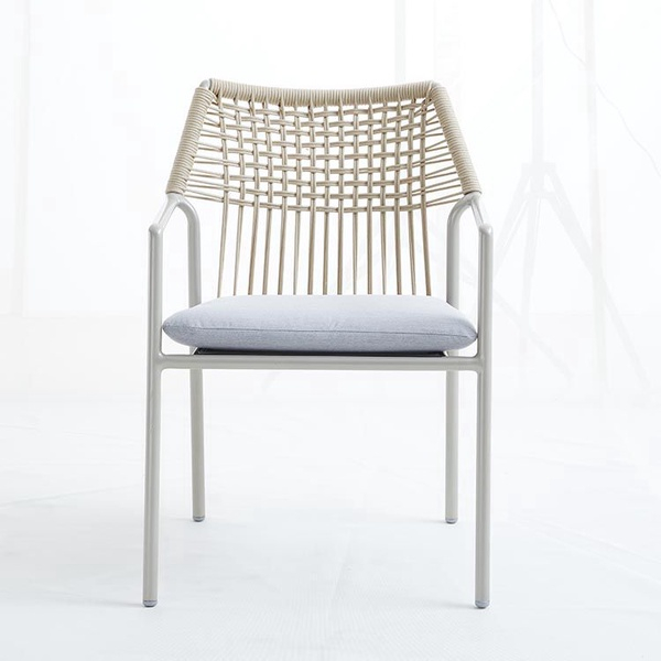 All Weather Indoor Outdoor Rope Weave Patio Bistro Chair【I can-20175】