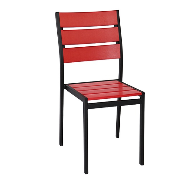 Red Bull Garden Outdoor Restaurant Plywood Chair 【PWC-8216-B】