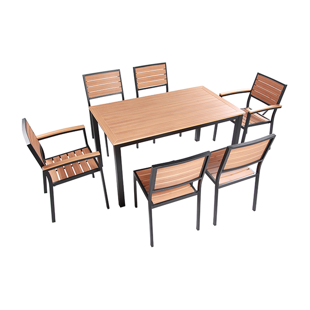 Outdoor Wood Restaurant Dinning Set Garden Furniture【SE-50035】